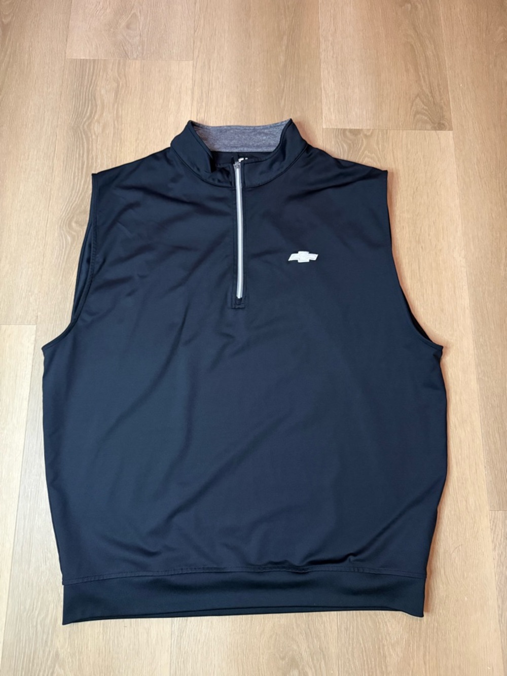 Footjoy Chevrolet Black Quarter-Zip Golf Vest Men’s XL Black
